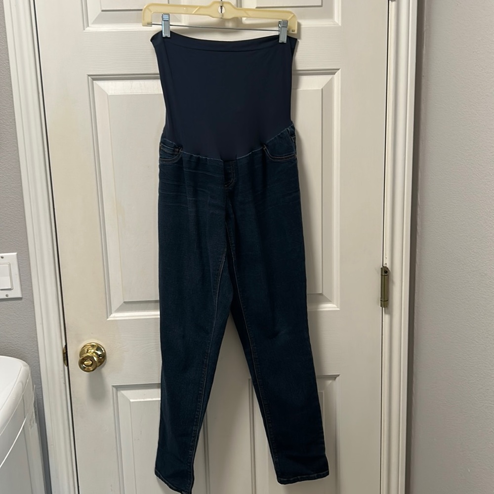 Indigo Blue Maternity Jeans Size Large